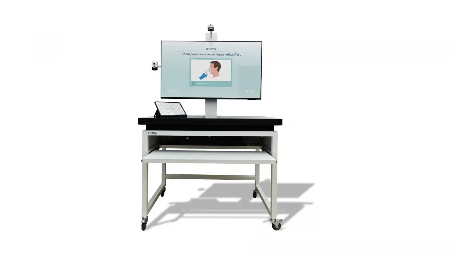 Телементор интерактивная система для полуавтоматического контроля за качеством выполнения медицинских манипуляций по заданным сценариям.